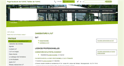 Desktop Screenshot of candidatureiut.univ-valenciennes.fr